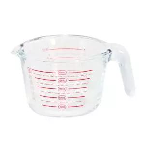 내열강화유리 다용도 계량컵 250ml 눈금컵 유리계량컵 베이킹 비커