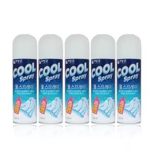 쿨 스프레이 아이스쿨링 급속냉각 220ml  X 5개