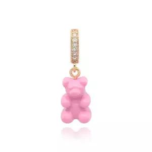 크리스탈헤이즈 하리보 NOSTALGIA BEAR-CANDY PINK-PAVE CONNECTOR 노스텔지아 하리보