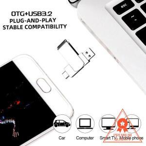 샤오미 호환 USB 3.2 16TB 플래시 드라이브 메모리 타입-C 2-in-1 OTG 고속 디스크 컴퓨터 노트북용