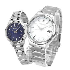 [세이코] SEIKO 손목시계 페어 워치 셀렉션 솔라 부부 커플 기념일 SBPX143 STPX095 맨즈 레이디스
