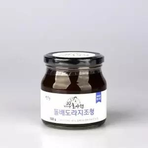 지리산 청정골 초야원 정성 담은 돌배약도라지 조청 500g