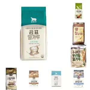 곰표 중력 다목적용 밀가루 1kg 중력분 칼국수 수제비/박력분/강력분/강력/박력/빵밀가루/다목적/제빵용/