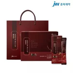 JW중외제약 데일리 홍삼녹용 골드스틱 30포 x 1박스+쇼핑백