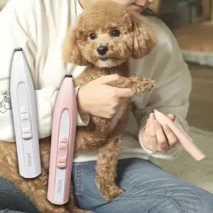 강아지 저소음 발바닥 부분 이발기 1P 셀프 미니 미용