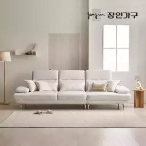 장인가구 도이 4인용 스윙 타이보텍스 이지클린 패브릭 소파 (스툴 미포함)