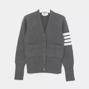톰브라운 26FW 사선완장 밀라노 스티치 울 여성 가디건 FKC207A 00014 035