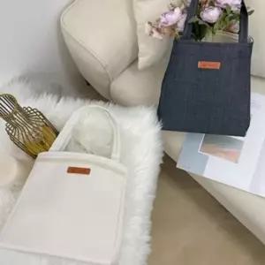 보냉백 가방 런치 도시락 피크닉 보온 린넨 보온 린넨 (WFI9KHE)