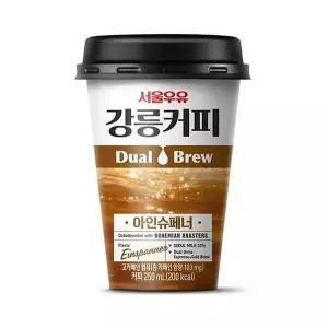 [서울우유 ]서울우유 강릉커피 아인슈페너 컵 250ml  20개