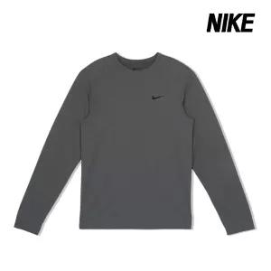 나이키 긴팔티 드라이핏 UV 하이버스 롱 슬리브 피트니스 탑 남성 그레이 FB8584-084
