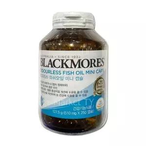 [하프클럽/기타]블랙모어스 피쉬오일 미니 캡슐 510mg x 250
