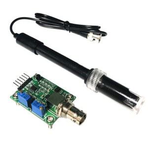 액체 PH 0 14 값 감지 레귤레이터 센서 모듈 모니 제어 미터 테스터 ARDUINO 용 BNC 전극 프로브