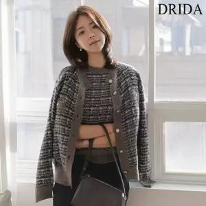 프랑 진주 트위드 빅사이즈 반팔 니트 가디건 셋트 셋업 하객 모임 오피스룩 미시 엄마옷