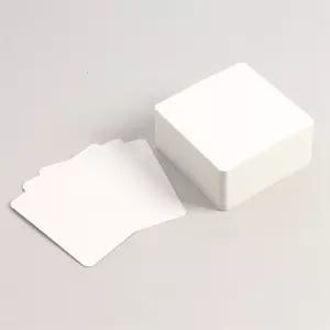하나스마트 종이카드 무지 아트페이퍼 100매 10X10CM 브랜드카드 양면아트지