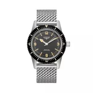 론진 L2.822.4.56.6 헤리티지 스킨 다이버 남성 메탈 오토매틱 42mm