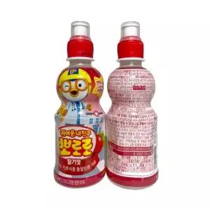 [셀러허브]팔도 뽀로로 어린이 음료수 주스 딸기맛 235ml x 24개 /s (S43383970)