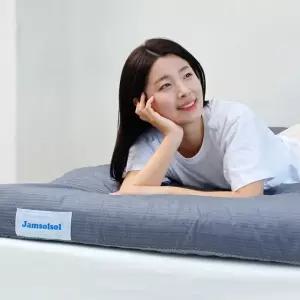 누보레 잠솔솔 탄탄한 토퍼매트리스 접이식 침대 바닥 3단 수면매트 MS(멀티싱글)