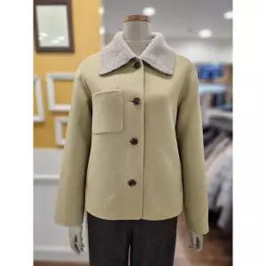 [BCBG] 세이브존01 니팅블록 크롭 핸드메이드 자켓 B6A1J106 (S46775849)