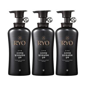려 초의방 프리미엄 탈모증상완화 샴푸 490ml, 3개
