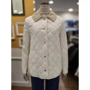 [BCBG] 세이브존01 애니 카라배색 퀼팅 점퍼 B6A1R159 CR_P419523938