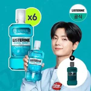 [리스테린][쿨마일드250ml증정] 리스테린 쿨민트 750ml x6
