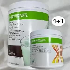 허벌라이프 단백질 쉐이크 식사대용+파우더 (민트초코맛) (AD)