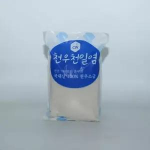 천우 국산 천일염 굵은 소금 3kg 천일염 굵은소금