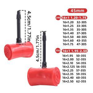 MOTSUV 고품질 TPU 16 인치 자갈 도로 자전거 내부 튜브 16*1.20-1.75/16*1.95-2.50 349 타이어 자전거 MTB