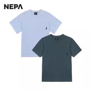 네파 공용 캠프 그래픽 반팔 티셔츠(루즈핏) 7KD5373
