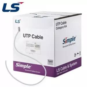 [셀러에이드]LS전선 CAT.6A Ultra Super Slim USS 케이블 300m (단선/그레이) UTP-A-C6G-E1VL-M