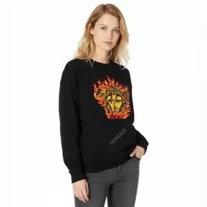 베르사체 MUST IT_ MEDUSA FLAME SWEATSHIRT 1010688 1A07751 1B000) 메두사 플레임 자수 맨투맨)