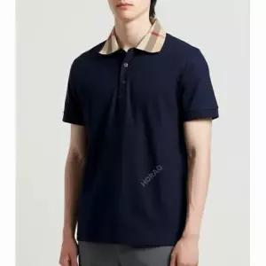 버버리 MUST IT_ checkered collar cotton turtleneck shirt 8072661) 체크 칼라 코튼 폴로셔츠)