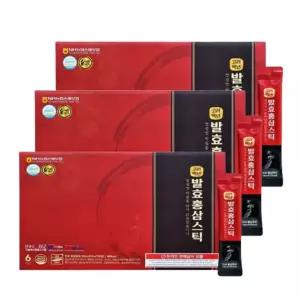더존건강 고려백년 발효홍삼스틱 18ml x 30포 3박스 구정 설날 부모님 선물