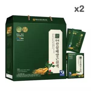 더존건강 황제 산삼배양근 진액 60ml x 30포 2박스 구정 설날 부모님 선물세트