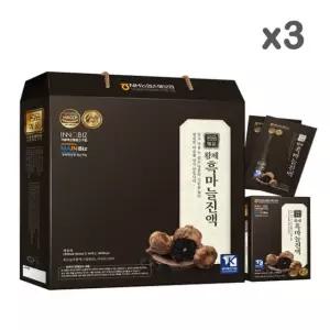 더존건강 황제 흑마늘 진액 60ml x 30포 3박스 구정 설날 추석 부모님 선물세트