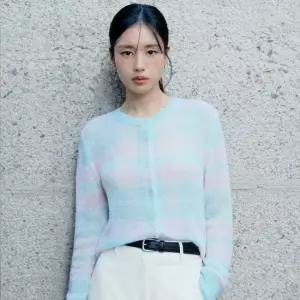 셀렙샵에디션 [최초가 79 900]셀렙샵 에디션 26SS 알파카 혼방 체크레이어드 가디건