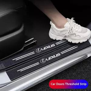 렉서스 F SPORT GS GX IS LS LX CT LC RC LBX NX RX 350h 450h ES UX용 자동차 문턱 보호 가죽 스티커