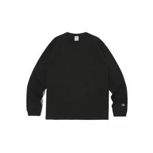 챔피온 CHAMPION T1011 7oz 포켓 긴팔 티셔츠 Black (Made in USA) CKTS3FM01BK