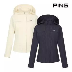 매장정품 핑 PING [핑골프][골프양말_PBS]여성 시어서커 후드 사파리 홑겹 점퍼 121F1JP161 245177
