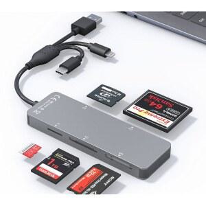SD 카드 USB 리더 TF 메모리 MS IN LIGHTNING 카드 CF COMPACT XD 지원 FLASH 픽처 듀오 SDHC 프로 어댑터 리더 스틱 IPHONE용