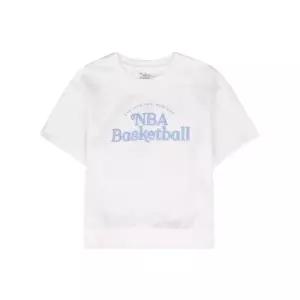 [롯데백화점]엔비에이 NBA 여아 반팔크롭 맨투맨(K252TS620P)