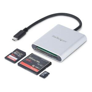 STARTECH COM 케이블 COMPACTFLASH 멀티 통합 SD 플래시 리더 메모리 MICROSD FCREADU3C 라이터 USB 카드