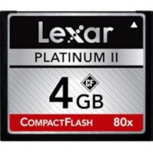 렉사 플래티넘 60배 메모리 플래시 컴팩트 II 카드 4GB