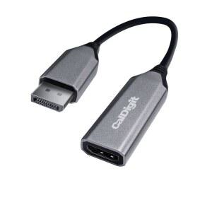 CalDigit 디스플레이포트 2.0 남성용 HDMI 2.1 여성용 액티브 어댑터 8K 60Hz 4K UHD 120Hz 고해상도 10비트 컬러 HDR 아이피니티 지원 *HDMI 케이블 필요 (DP 2.0에서 HDMI 2.1)