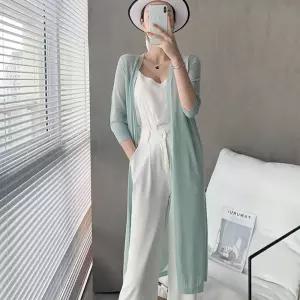 로브스타일 롱가디건 여성 여름 얇은롱가디건