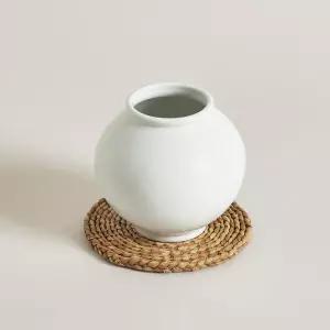 아트박스/툴스피아 태광 박수재 작가 도자기 달항아리 1호 화병 17cm