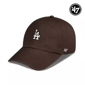 [47brand]47브랜드 LA 다저스 스몰 로고 MLB 엠엘비 볼캡 모자 브라운 B-BSRNR12GWS-BWA