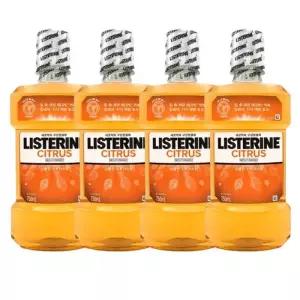 리스테린 내추럴 시트러스 750ml x 4개