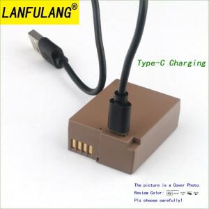 TDMW-BLC12 라이카 V-LUX 4 5(타입 번호 7741) 116) Q-P CL(타입 7323) 114)용 USB-C 포트가 있는 리튬 이