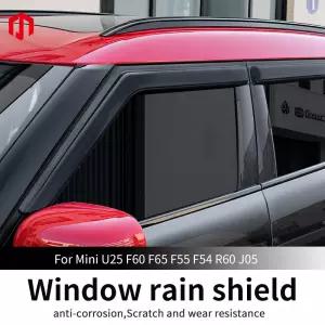 미니 쿠퍼 용 윈도우 바이저 F55 F65 F60 R60 U25 F54 J05 COUNTRYMAN CLUBMAN Vent Sun Rain Guard Shield